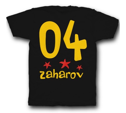 Именная футболка с мультяшным шрифтом #24