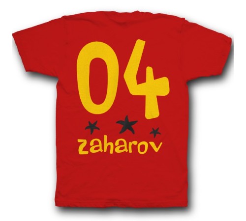 Именная футболка с мультяшным шрифтом #24