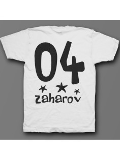 Именная футболка с мультяшным шрифтом #24