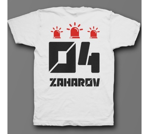 Именная футболка с футуристичным шрифтом #25