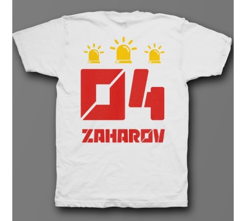 Именная футболка с футуристичным шрифтом #25
