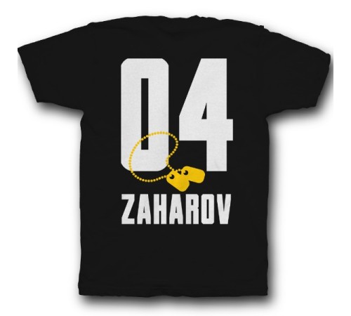 Именная футболка с армейским шрифтом и армейским медальоном #27