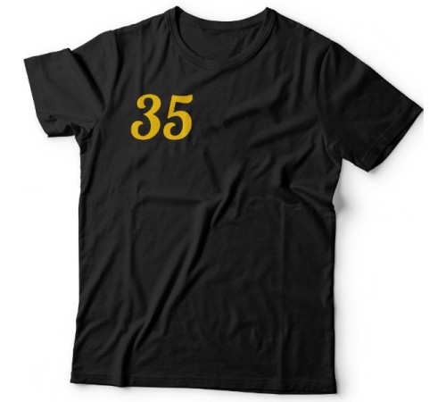 Именная футболка с аккуратным шрифтом #28