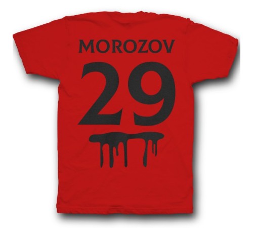 Именная футболка с шрифтом из фильмов ужаса и кровью #33