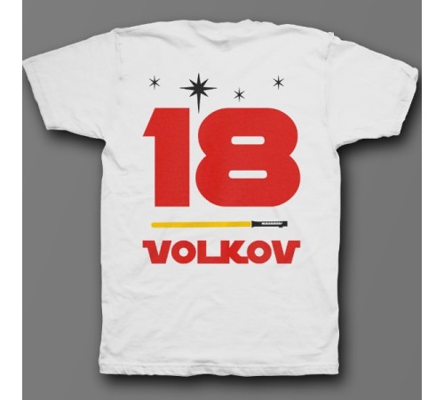 Именная футболка с шрифтом из звёздных войн и лазерным мечом #37