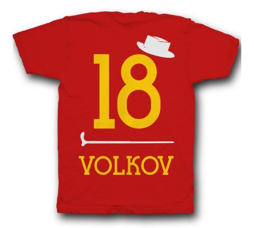 Именная футболка с ретро шрифтом, шляпой и тростью #39