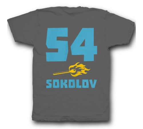 Именная футболка с брутальным шрифтом и спичкой #41