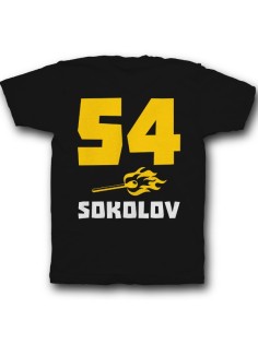 Именная футболка с брутальным шрифтом и спичкой #41