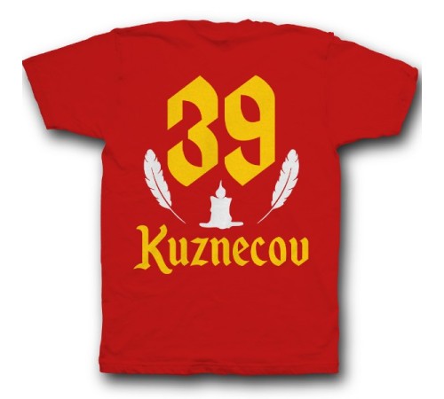 Именная футболка с шрифтом старого времени и свечой #50