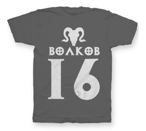 Именная футболка с шрифтом из игры Diablo #52