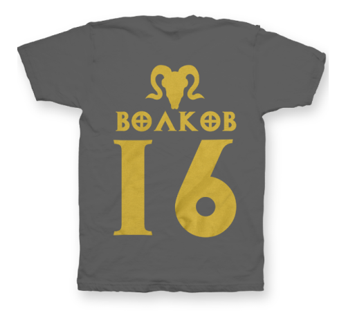 Именная футболка с шрифтом из игры Diablo #52