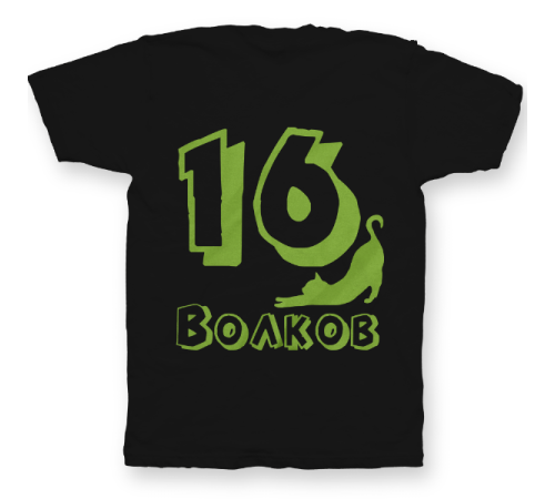 Именная футболка с шрифтом с тенью и кошечкой #53