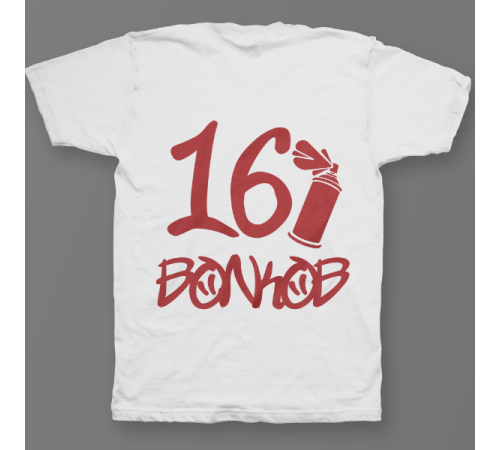 Именная футболка с граффити шрифтом и балончиком с краской #55