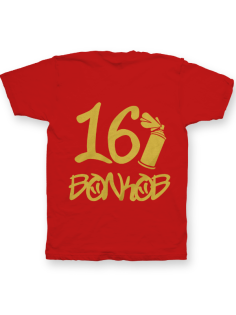 Именная футболка с граффити шрифтом и балончиком с краской #55