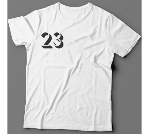 Именная футболка с объемным шрифтом и фонарем #59