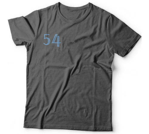 Именная футболка с интеллигентным шрифтом и чашкой с кофе #69