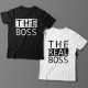 Парные футболки для влюбленных "The boss"/"The real boss"