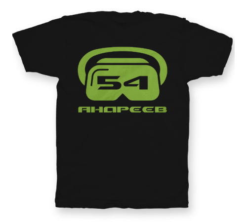 Именная футболка с футуристичным шрифтом и шлемом виртуальной реальности #71