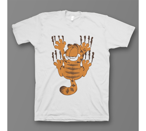 Прикольная футболка с принтом "Гарфилд"