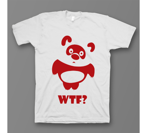 Прикольная футболка с принтом "WTF"