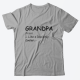 Футболка в подарок для дедушки с надписью "Grandpa. Noun. Like a Dad only Cooler."