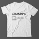 Футболка в подарок для дедушки с надписью "Grandpa. Noun. Like a Dad only Cooler."
