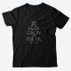 Футболка в подарок для папы с надписью "Keep calm and papa will fix it"