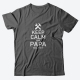 Футболка в подарок для папы с надписью "Keep calm and papa will fix it"