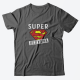 Футболка в подарок для дедушки с надписью "Super дедушка"