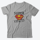 Футболка в подарок для дедушки с надписью "Super дедушка"