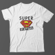 Футболка в подарок для дедушки с надписью "Super дедушка"