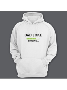 Толстовка с капюшоном для папы с надписью "Dad joke loading..." ("Папина шутка грузится...")