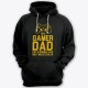 Толстовка с капюшоном для папы с надписью "I'm a gamer dad (like normal dad, only much cooler)"