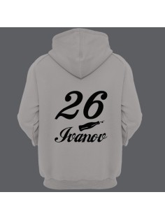 Именная толстовка с капюшоном со шрифтом Coca-Cola #3