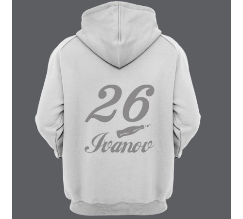 Именная толстовка с капюшоном со шрифтом Coca-Cola #3