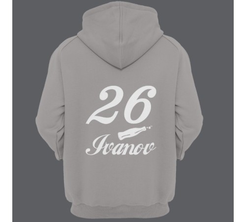 Именная толстовка с капюшоном со шрифтом Coca-Cola #3