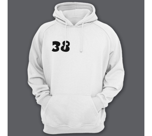 Именная толстовка с капюшоном с веселым шрифтом #4