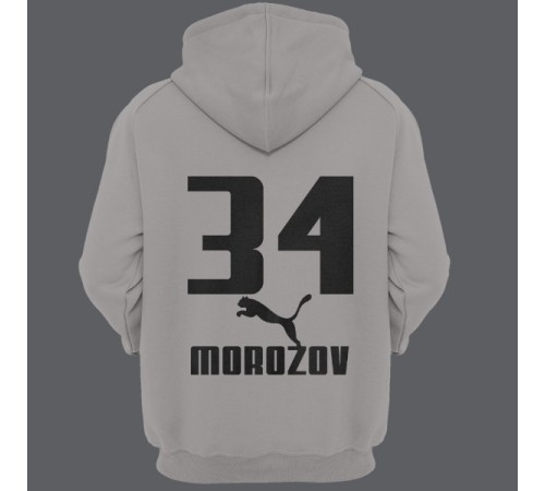 Именная толстовка с капюшоном с шрифтом Puma  #15