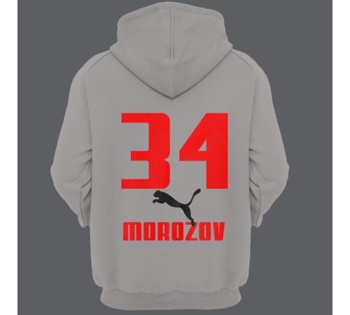 Именная толстовка с капюшоном с шрифтом Puma  #15