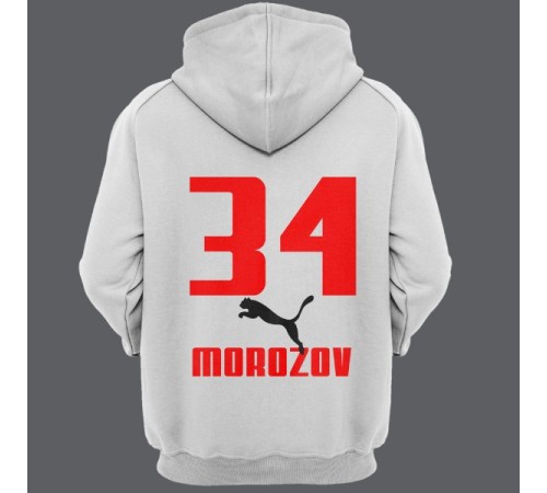 Именная толстовка с капюшоном с шрифтом Puma  #15