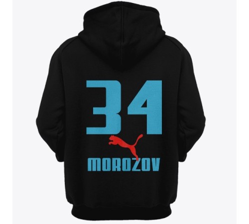 Именная толстовка с капюшоном с шрифтом Puma  #15