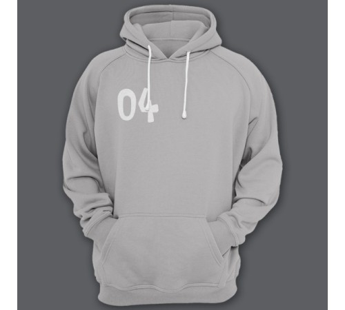 Именная толстовка с капюшоном с мультяшным шрифтом #24