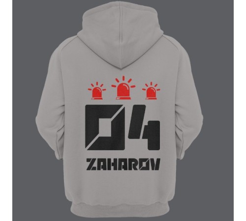 Именная толстовка с капюшоном с футуристичным шрифтом #25