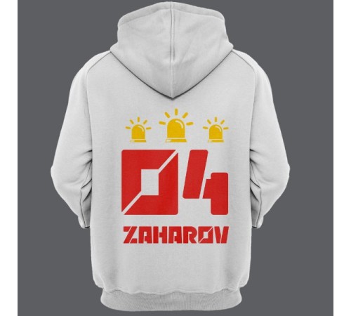 Именная толстовка с капюшоном с футуристичным шрифтом #25