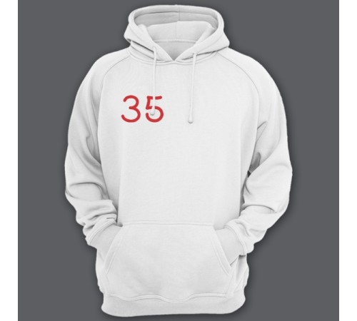 Именная толстовка с капюшоном с рукописным шрифтом и короной #29