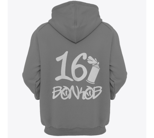 Именная толстовка с граффити шрифтом и балончиком с краской #55