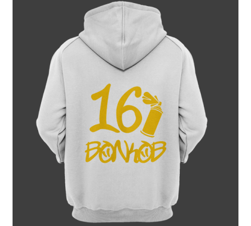 Именная толстовка с граффити шрифтом и балончиком с краской #55