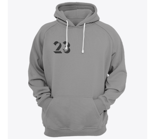 Именная толстовка с объемным шрифтом и фонарем #59