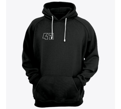 Именная толстовка с необычным шрифтом и силуэтами гор #75