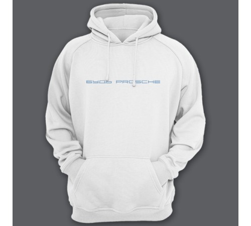Толстовка с капюшоном с прикольной надписью "Будь prosche"